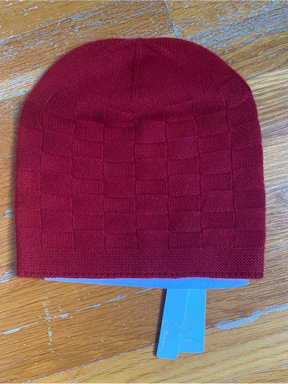 NWT Classic Red 100% Cashmere Beanie